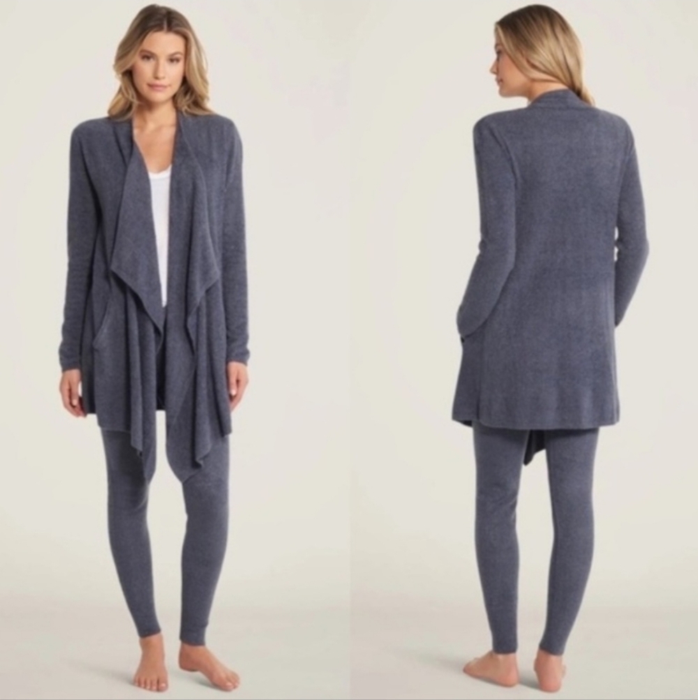 Barefoot Dreams Blue Cardigan